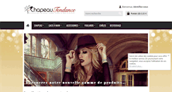 Desktop Screenshot of chapeau-tendance.com